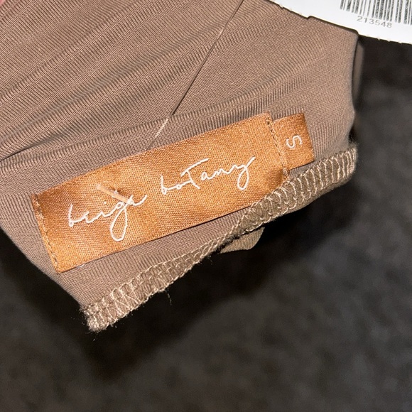 Ruby and Jenna Taupe Halter Dress Size Small NWT - Picture 6 of 6